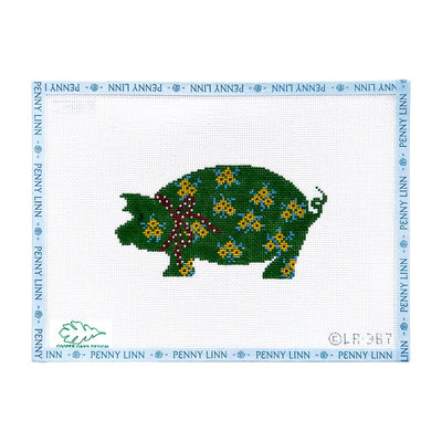 Floral Paisley Pig