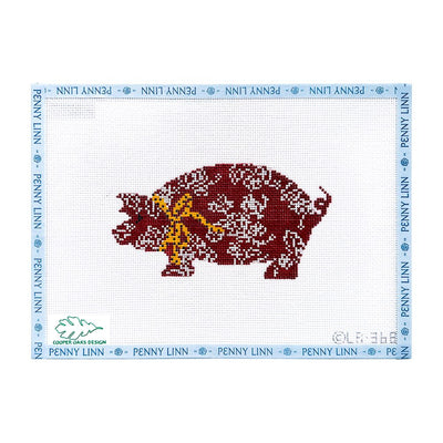 Floral Paisley Pig