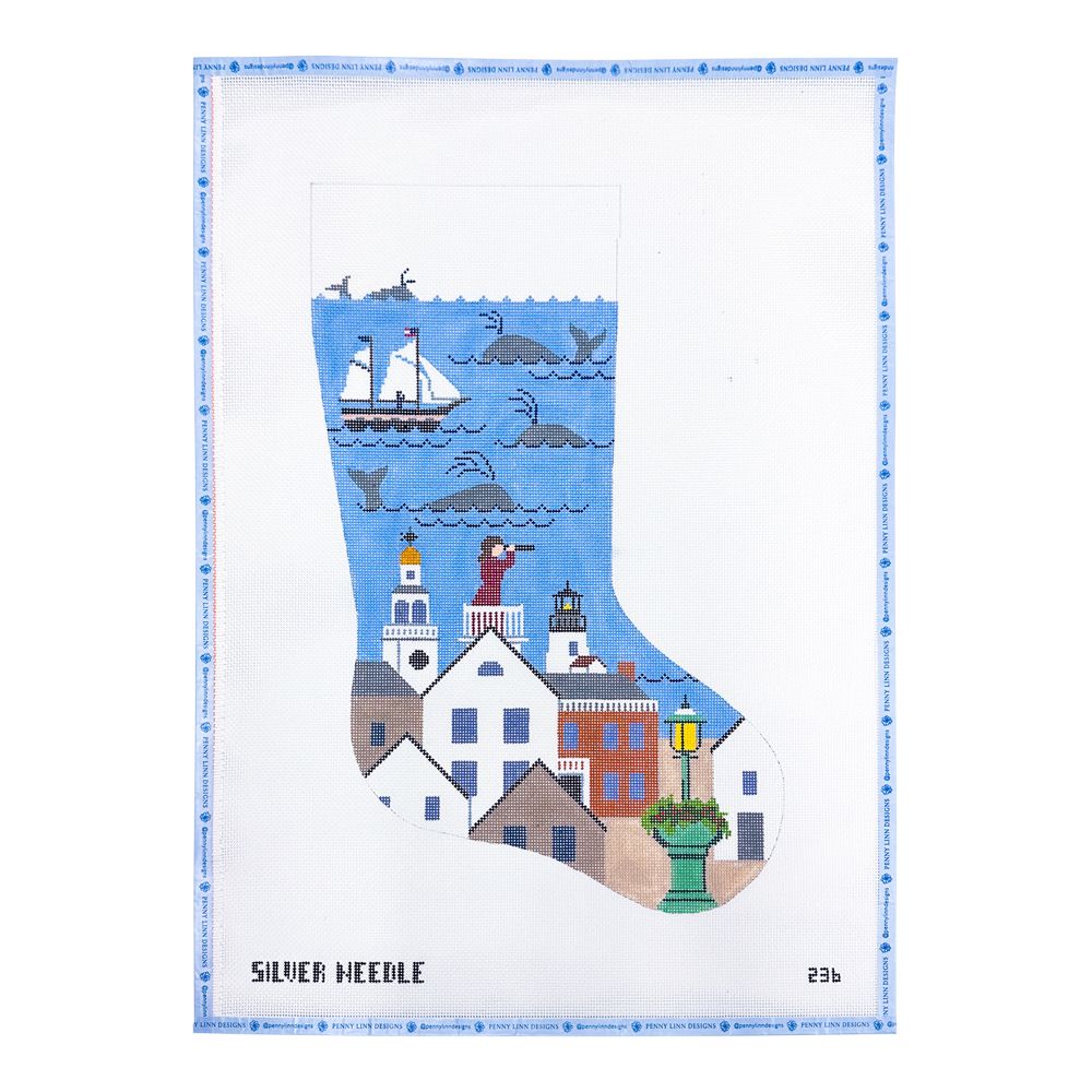 Nantucket Lady Christmas Stocking