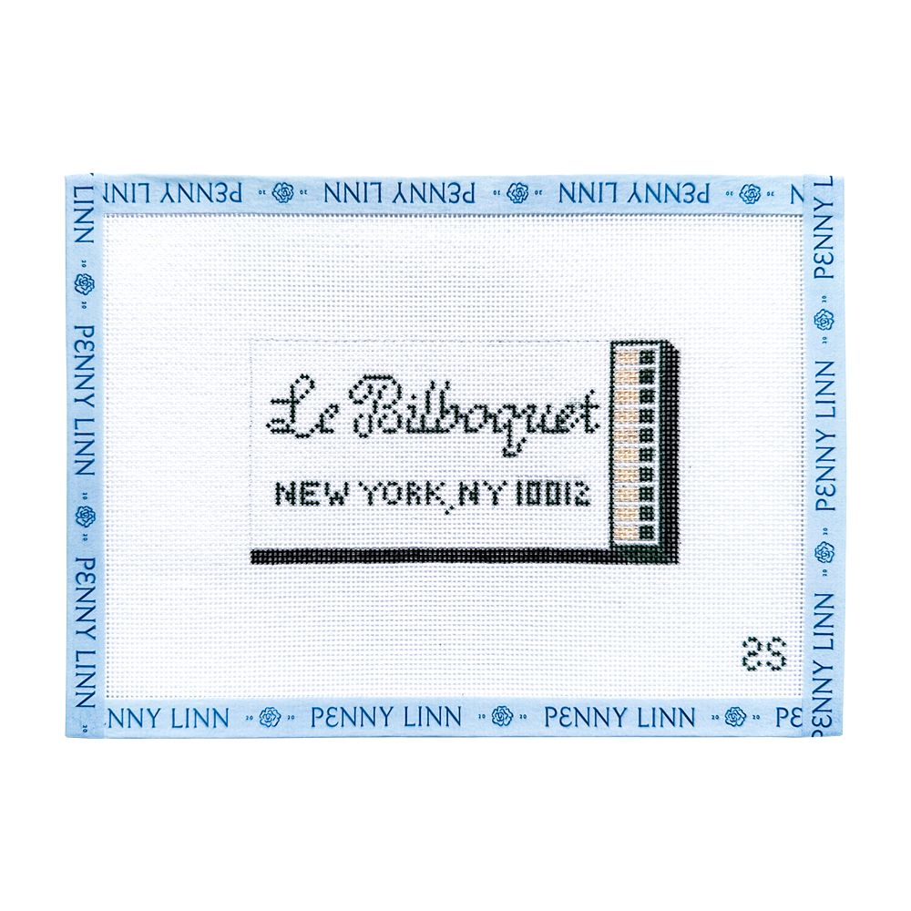 Le Bilboquet Matchbook Canvas