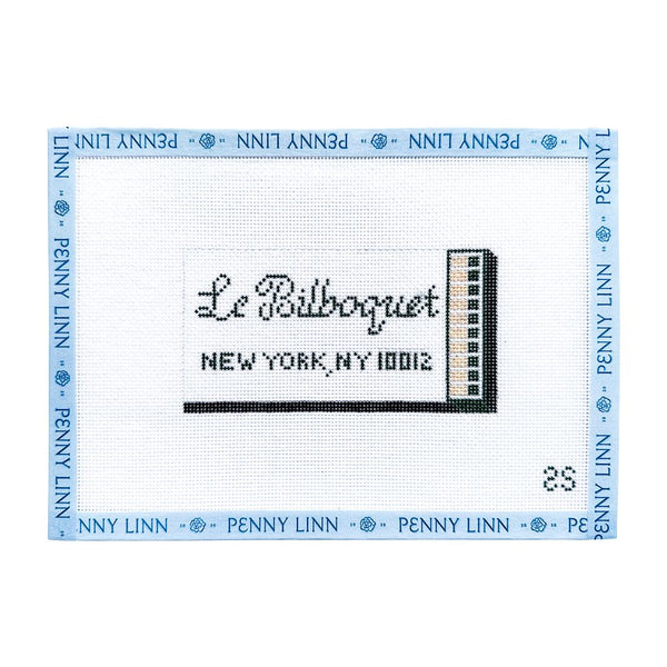 Le Bilboquet Matchbook Canvas