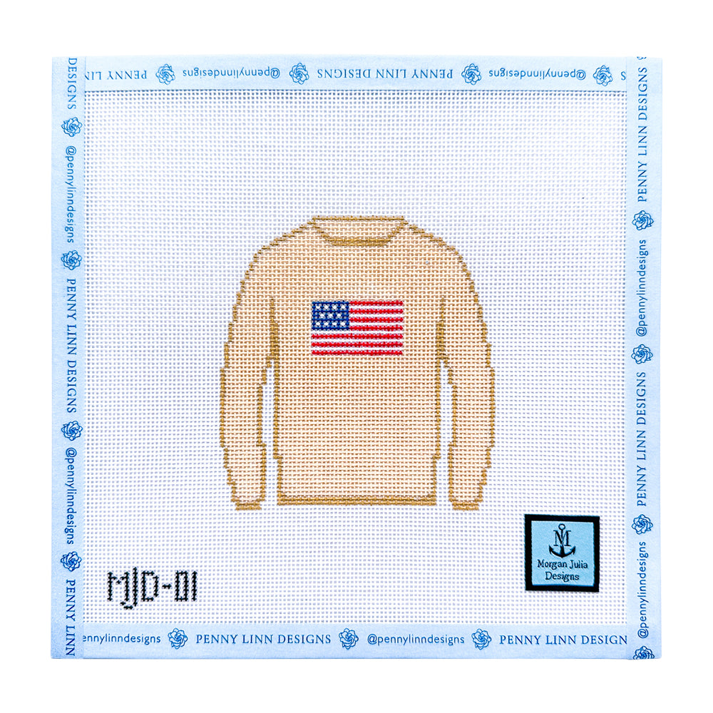 American Flag Sweater