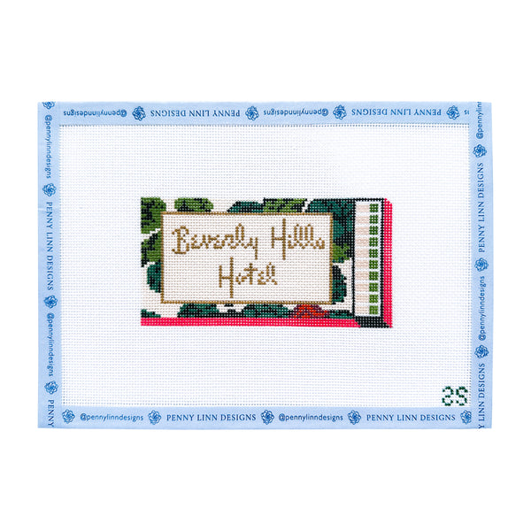 Beverly Hill Hotel Matchbook Canvas