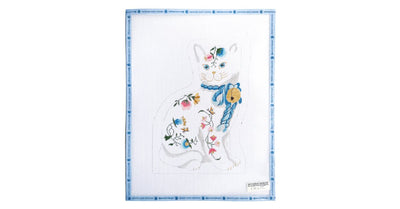 Porcelain Cat - Penny Linn Designs - CBK Needlepoint Collections