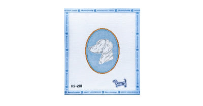 The German Shorthaired Pointer Cameo - Penny Linn Designs - Atlantic Blue Collection