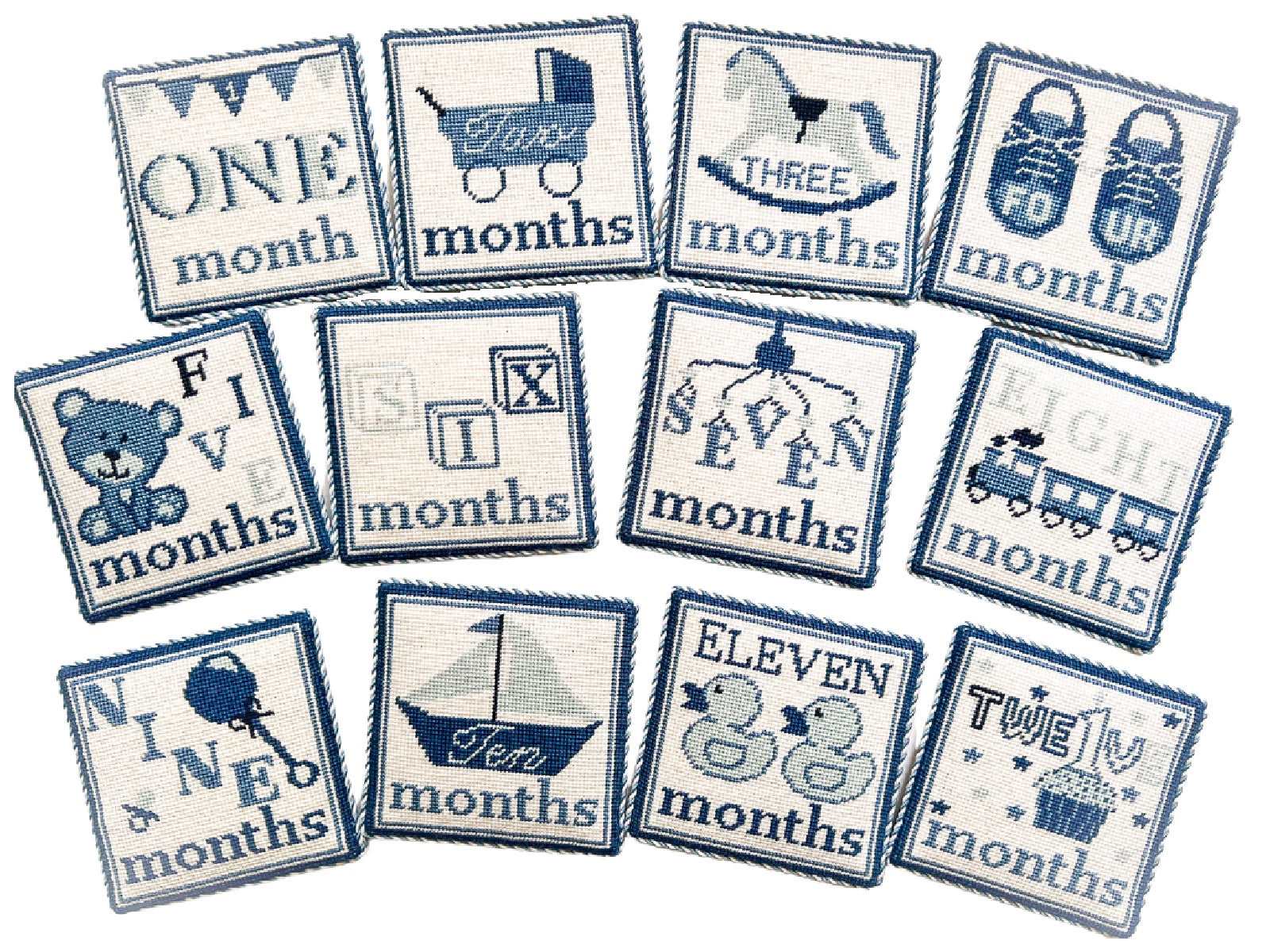 12 Month Milestone Canvas Collection - Penny Linn Designs - Penny Linn Designs