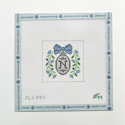 Antique Locket Monogram - Penny Linn Designs - The Perennial Stitcher
