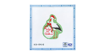 Baby's First Christmas Stork - Penny Linn Designs - KCN DESIGNERS