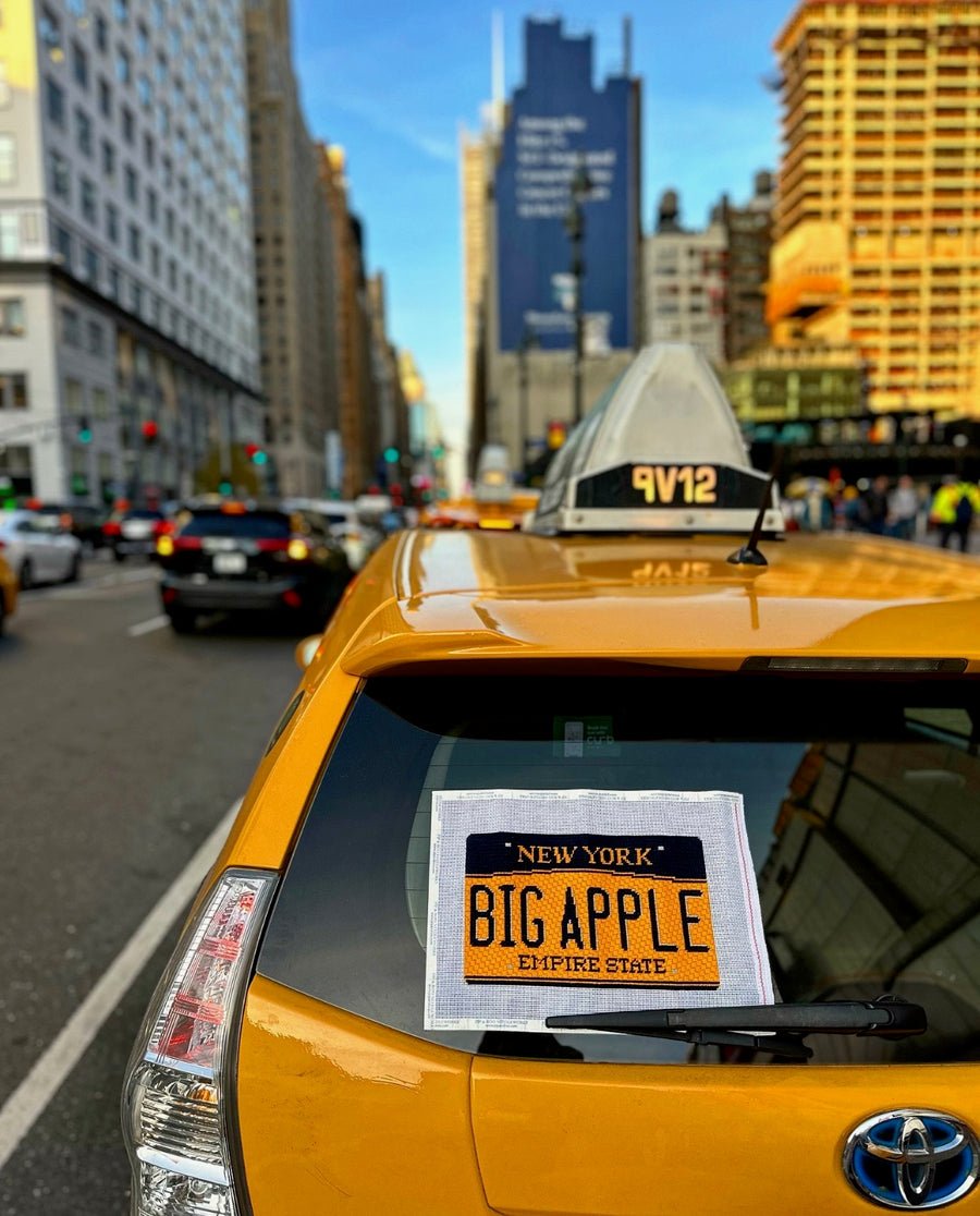 BIG APPLE LICENSE PLATE - Penny Linn Designs - Pip and Roo