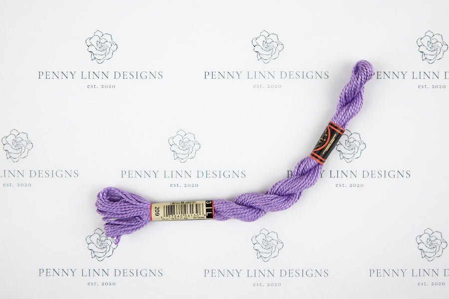 DMC 3 Pearl Cotton 209 Lavender - Dark - Penny Linn Designs - DMC