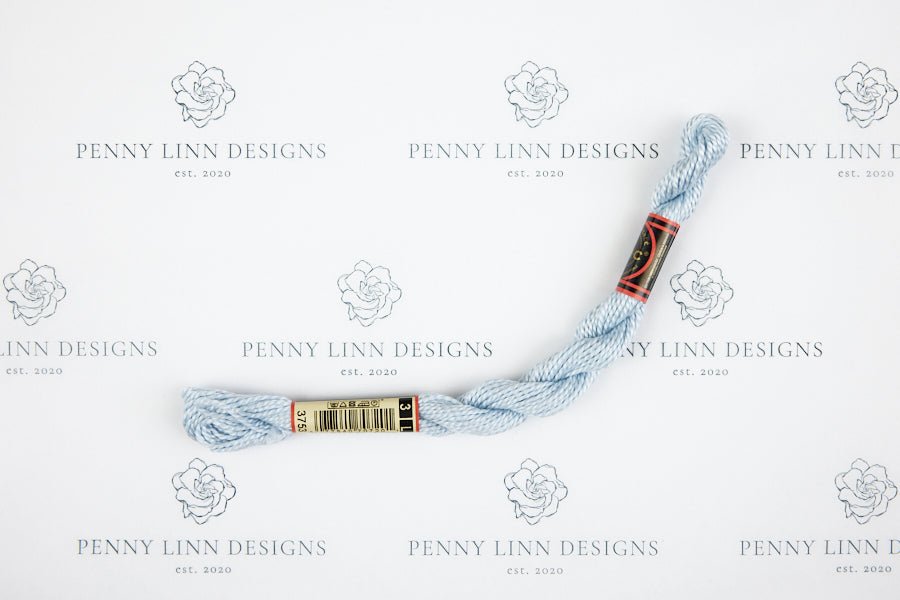 DMC 3 Pearl Cotton 3753 Antique Blue - Ultra Very Light - Penny Linn Designs - DMC