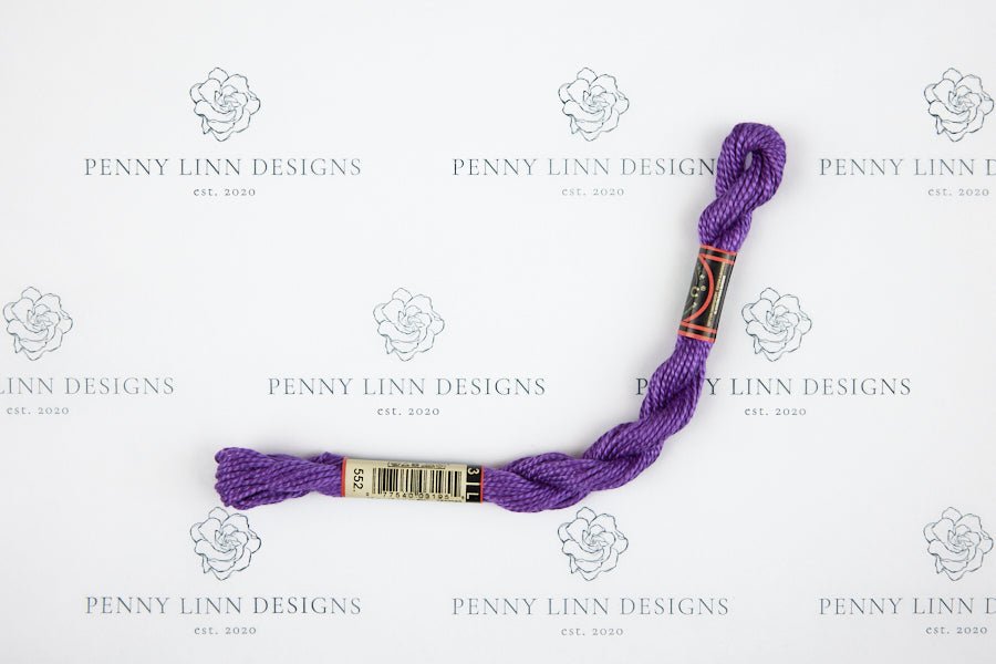 DMC 3 Pearl Cotton 552 Violet - Medium - Penny Linn Designs - DMC