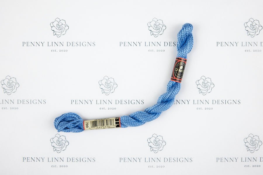 DMC 3 Pearl Cotton 799 Delft Blue - Medium - Penny Linn Designs - DMC