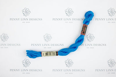 DMC 3 Pearl Cotton 995 Electric Blue - Dark - Penny Linn Designs - DMC