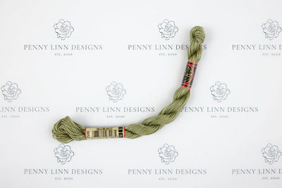 DMC 5 Pearl Cotton 3053 Green Gray - Penny Linn Designs - DMC