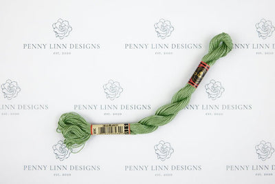 DMC 5 Pearl Cotton 368 Pistachio Green - Light - Penny Linn Designs - DMC