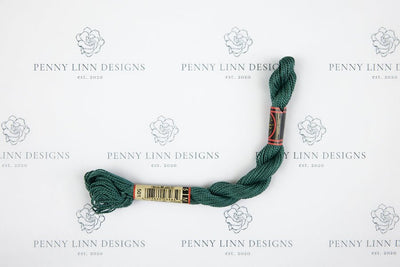 DMC 5 Pearl Cotton 501 Blue Green - Dark - Penny Linn Designs - DMC