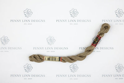 DMC 5 Pearl Cotton 642 Beige Gray - Dark - Penny Linn Designs - DMC