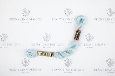 DMC 5 Pearl Cotton 775 Baby Blue - Very Light - Penny Linn Designs - DMC