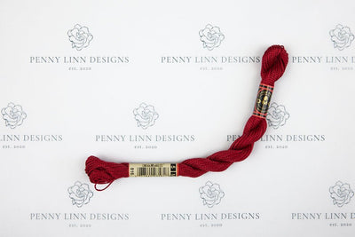 DMC 5 Pearl Cotton 816 Garnet - Penny Linn Designs - DMC
