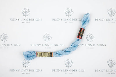 DMC 5 Pearl Cotton 827 Blue - Very Light - Penny Linn Designs - DMC