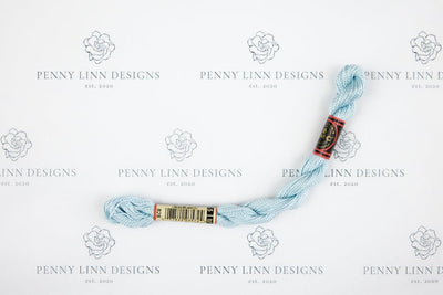 DMC 5 Pearl Cotton 828 Blue - Ultra Very Light - Penny Linn Designs - DMC