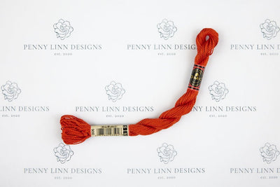 DMC 5 Pearl Cotton 900 Burnt Orange - Dark - Penny Linn Designs - DMC