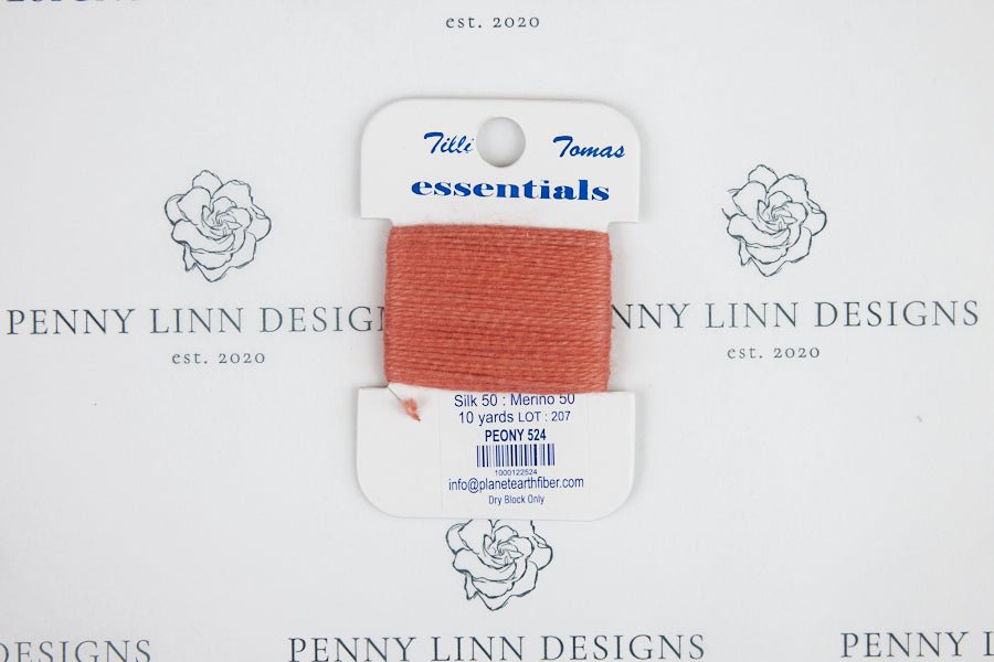 Essentials 524 Peony - Penny Linn Designs - Planet Earth Fibers