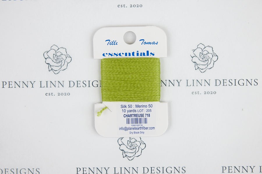 Essentials 718 Chartreuse - Penny Linn Designs - Planet Earth Fibers