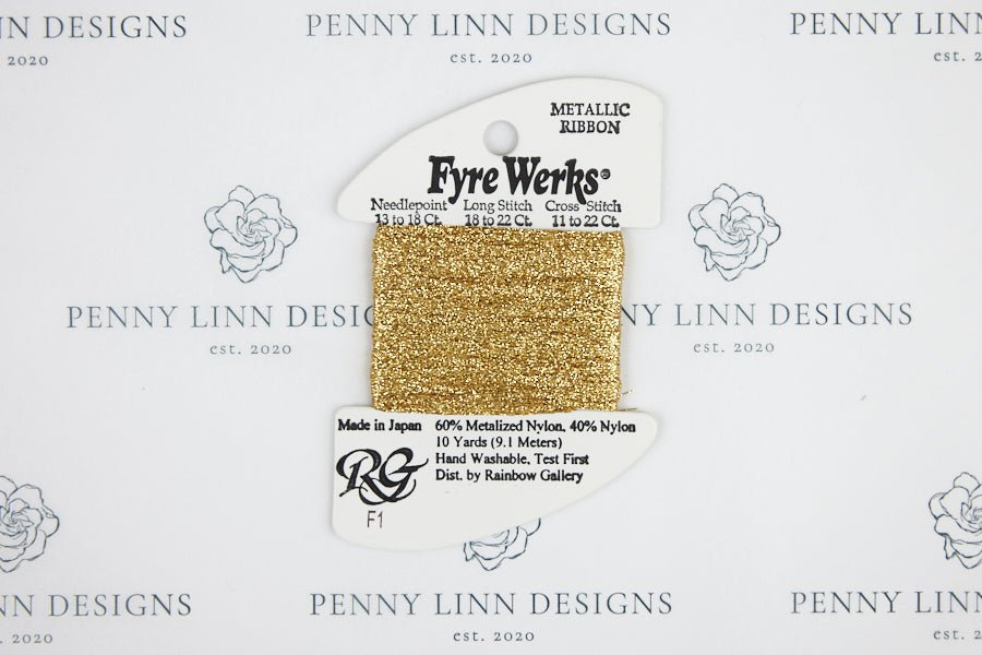 Fyre Werks F1 Dark Gold - Penny Linn Designs - Rainbow Gallery