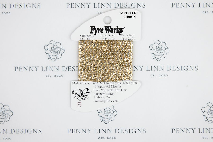 Fyre Werks F3 Vatican Gold - Penny Linn Designs - Rainbow Gallery