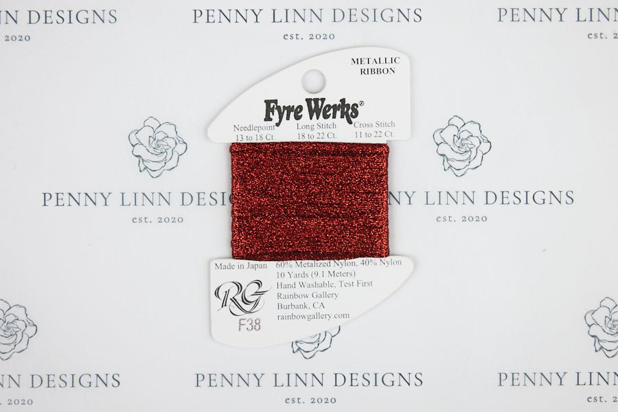 Fyre Werks F38 New Red - Penny Linn Designs - Rainbow Gallery