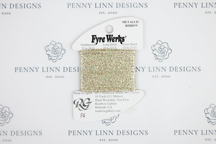 Fyre Werks F4 Gold Shimmer - Penny Linn Designs - Rainbow Gallery