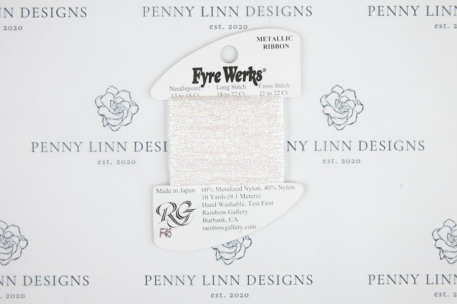 Fyre Werks F45 White Pearl - Penny Linn Designs - Rainbow Gallery