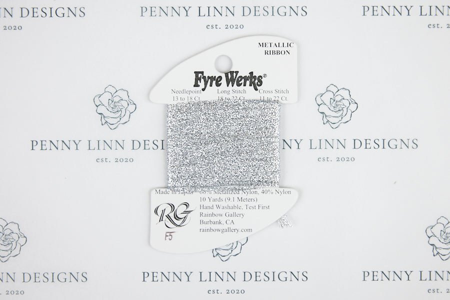 Fyre Werks F5 Silver - Penny Linn Designs - Rainbow Gallery