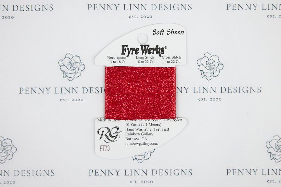 Fyre Werks Soft Sheen FT73 Christmas Red - Penny Linn Designs - Rainbow Gallery