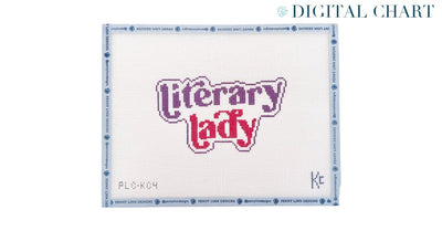 Literary Lady - CHART - Penny Linn Designs - Kyra Cotter Designs