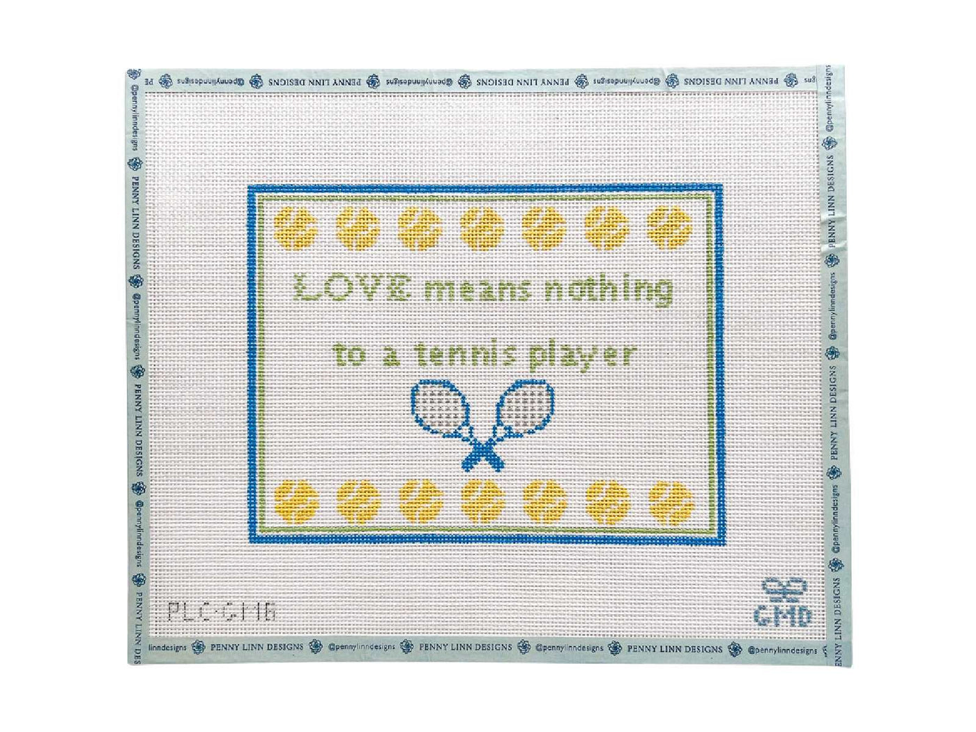 Love Means Nothing to a Tennis Player - Penny Linn Designs - Grand Millenial