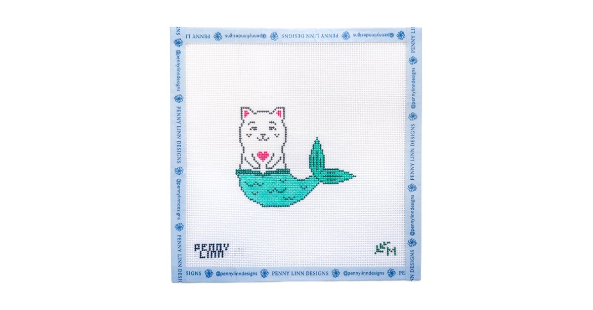 MERKITTY (MERMAID CAT) - Penny Linn Designs - The Perennial Stitcher