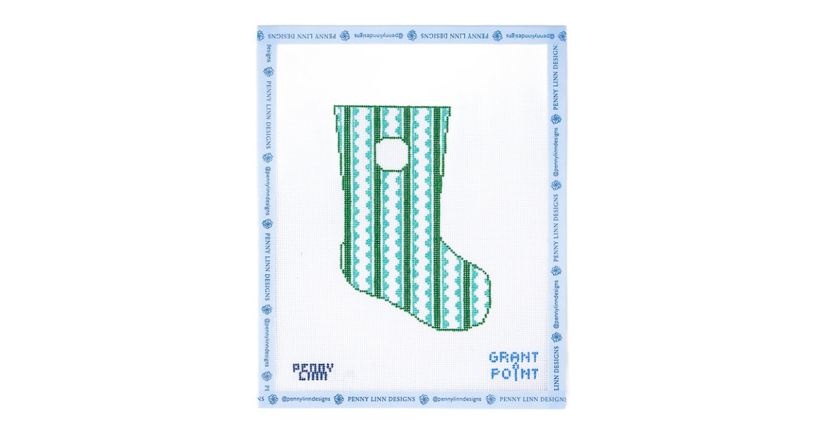 Mini Stocking Scallop - Penny Linn Designs - Grant Point Designs