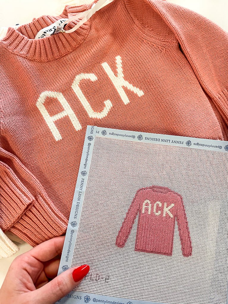 Nantucket "ACK" Sweater - Penny Linn Designs - Penny Linn Designs