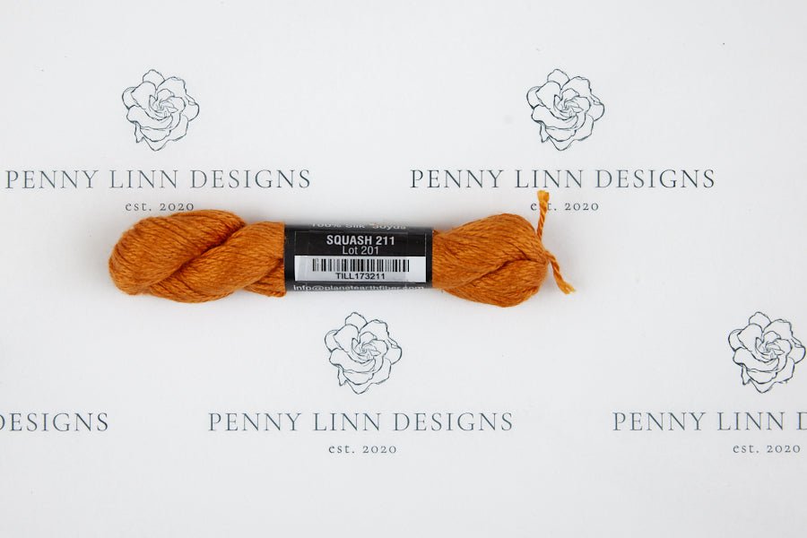 Pepper Pot Silk 211 SQUASH - Penny Linn Designs - Planet Earth Fibers