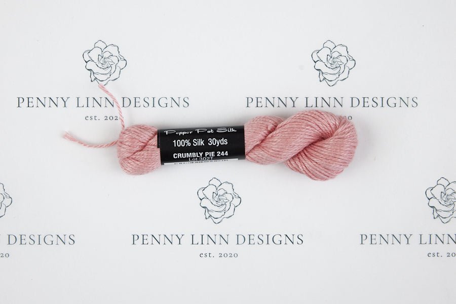 Pepper Pot Silk 244 CRUMBLY PIE - Penny Linn Designs - Planet Earth Fibers