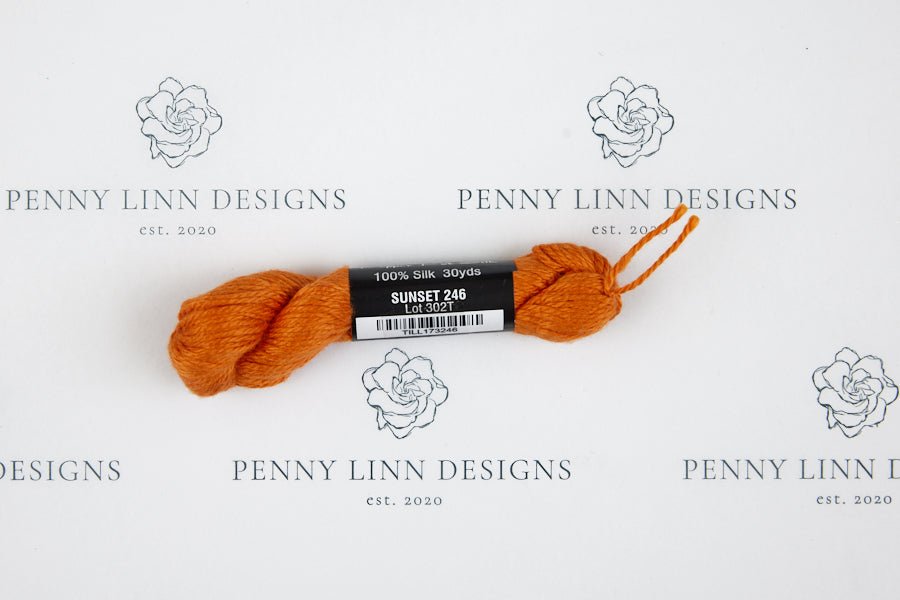 Pepper Pot Silk 246 SUNSET - Penny Linn Designs - Planet Earth Fibers