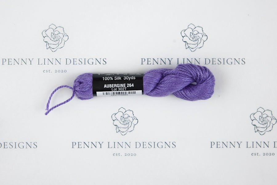 Pepper Pot Silk 264 AUBERGINE - Penny Linn Designs - Planet Earth Fibers
