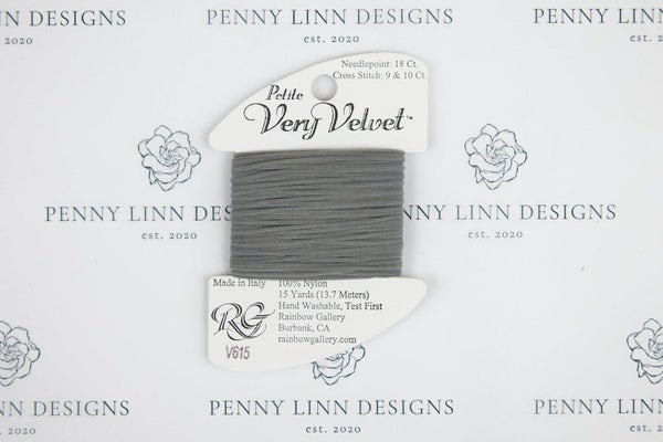 Petite Very Velvet V615 Lite Gray - Penny Linn Designs - Rainbow Gallery