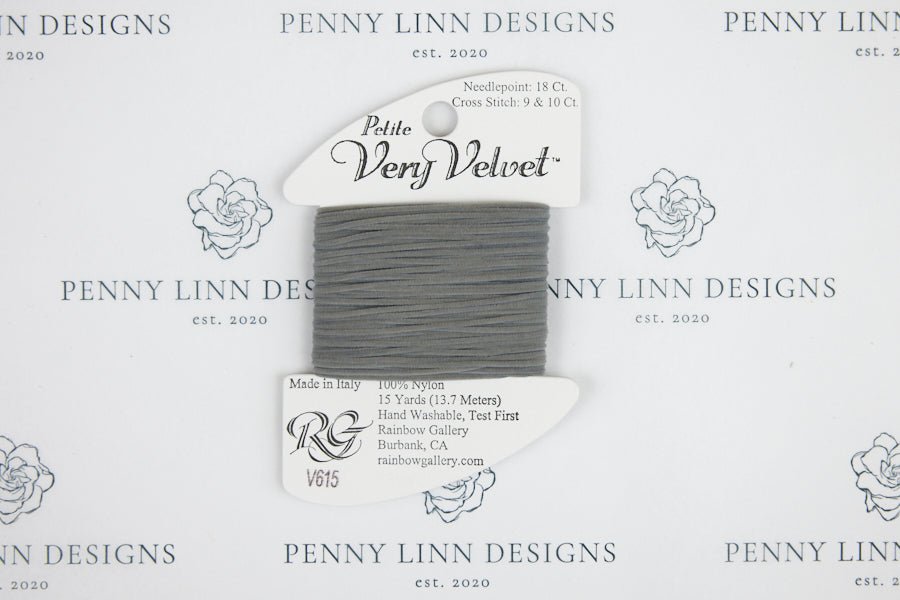 Petite Very Velvet V615 Lite Gray - Penny Linn Designs - Rainbow Gallery