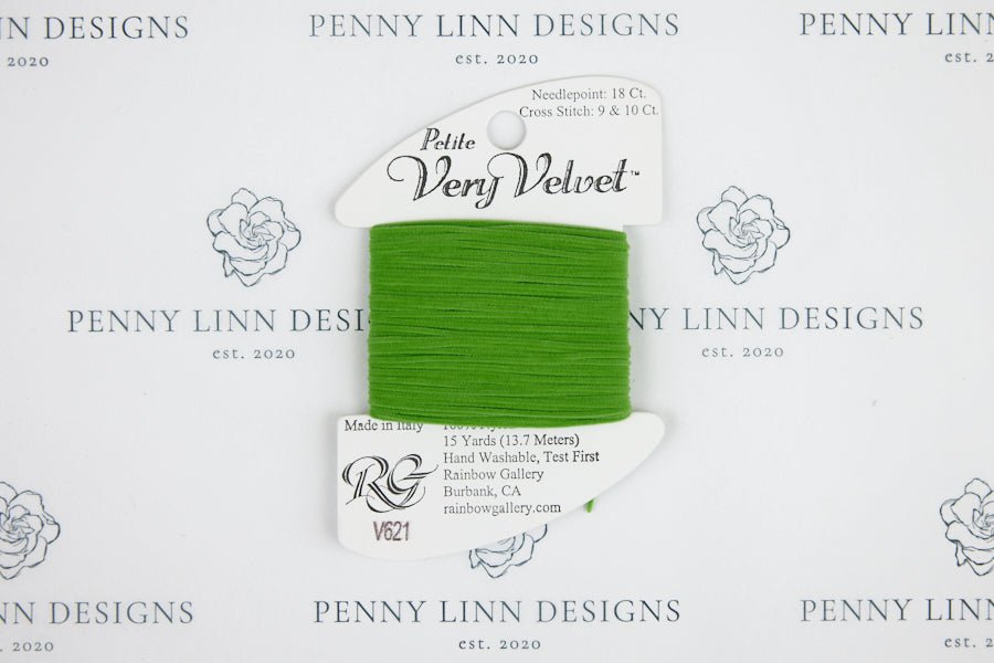 Petite Very Velvet V621 Lite Green - Penny Linn Designs - Rainbow Gallery