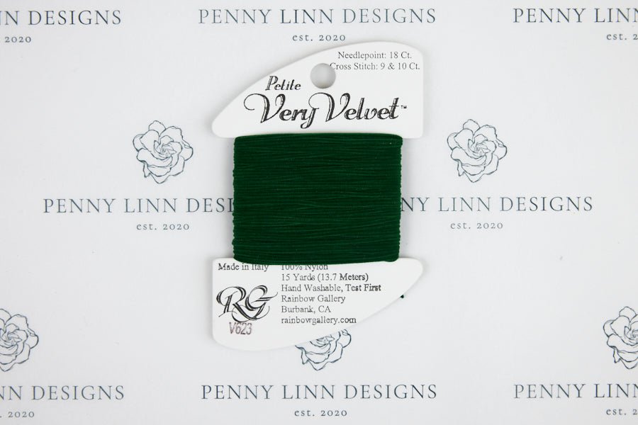 Petite Very Velvet V623 Dark Green - Penny Linn Designs - Rainbow Gallery