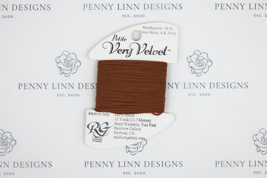 Petite Very Velvet V658 Golden Brown - Penny Linn Designs - Rainbow Gallery